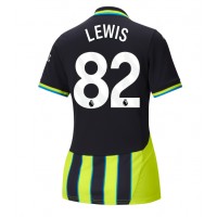 Manchester City Rico Lewis #82 Fußballbekleidung Auswärtstrikot Damen 2024-25 Kurzarm